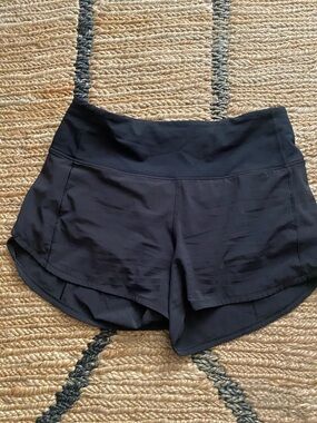 lululemon athletica Black HR Speed up Shorts